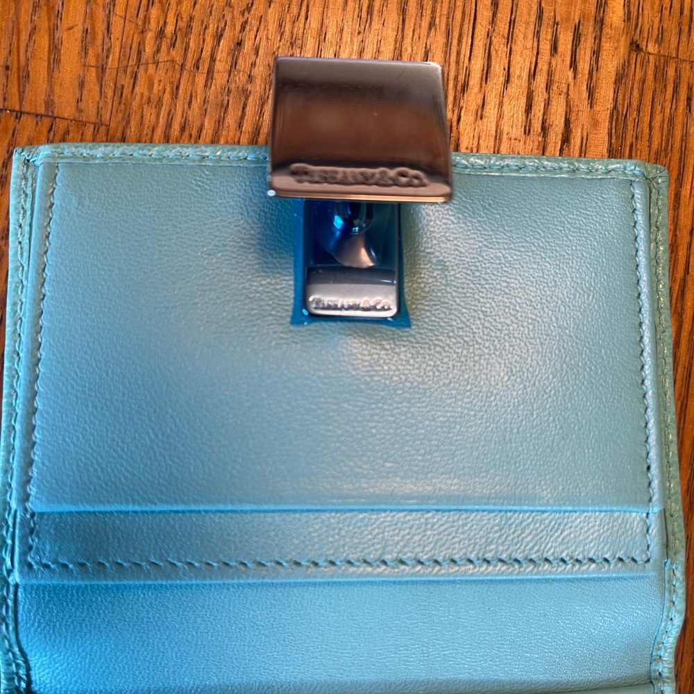 Tiffany & Co. Blue Wallet - Picture 5 of 14